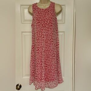 Ralph Lauren Pink and White Floral Dress